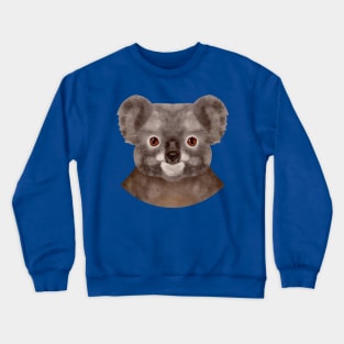 Koala Painting Head Hand drawn Crewneck Sweatshirt